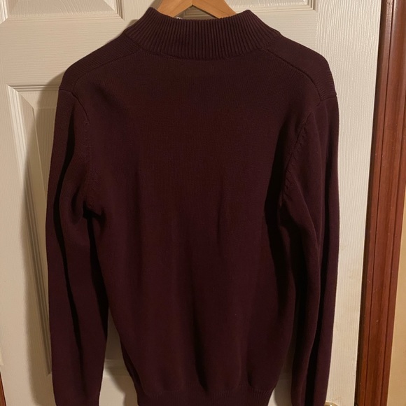 BRAND NEW BRAVE SOUL MAROON BURGUNDY 3/4 Sweatshirt - Picture 2 of 2